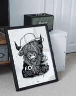 ART PRINT "NO BULLSHIT"