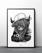 ART PRINT "NO BULLSHIT" – Bild 3