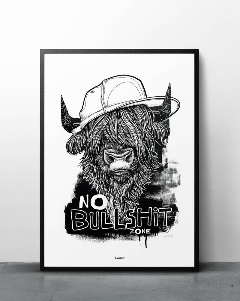 ART PRINT "NO BULLSHIT" – Bild 3