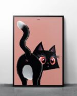 ART PRINT "BLACK CAT"