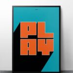 ART PRINT "PLAY"