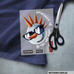 BÜGELBILD "PUNKY SNOWMAN" / HEAD