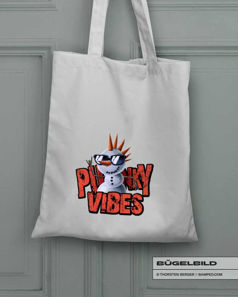 BÜGELBILD "PUNKY SNOWMAN" / TYPE – Bild 4