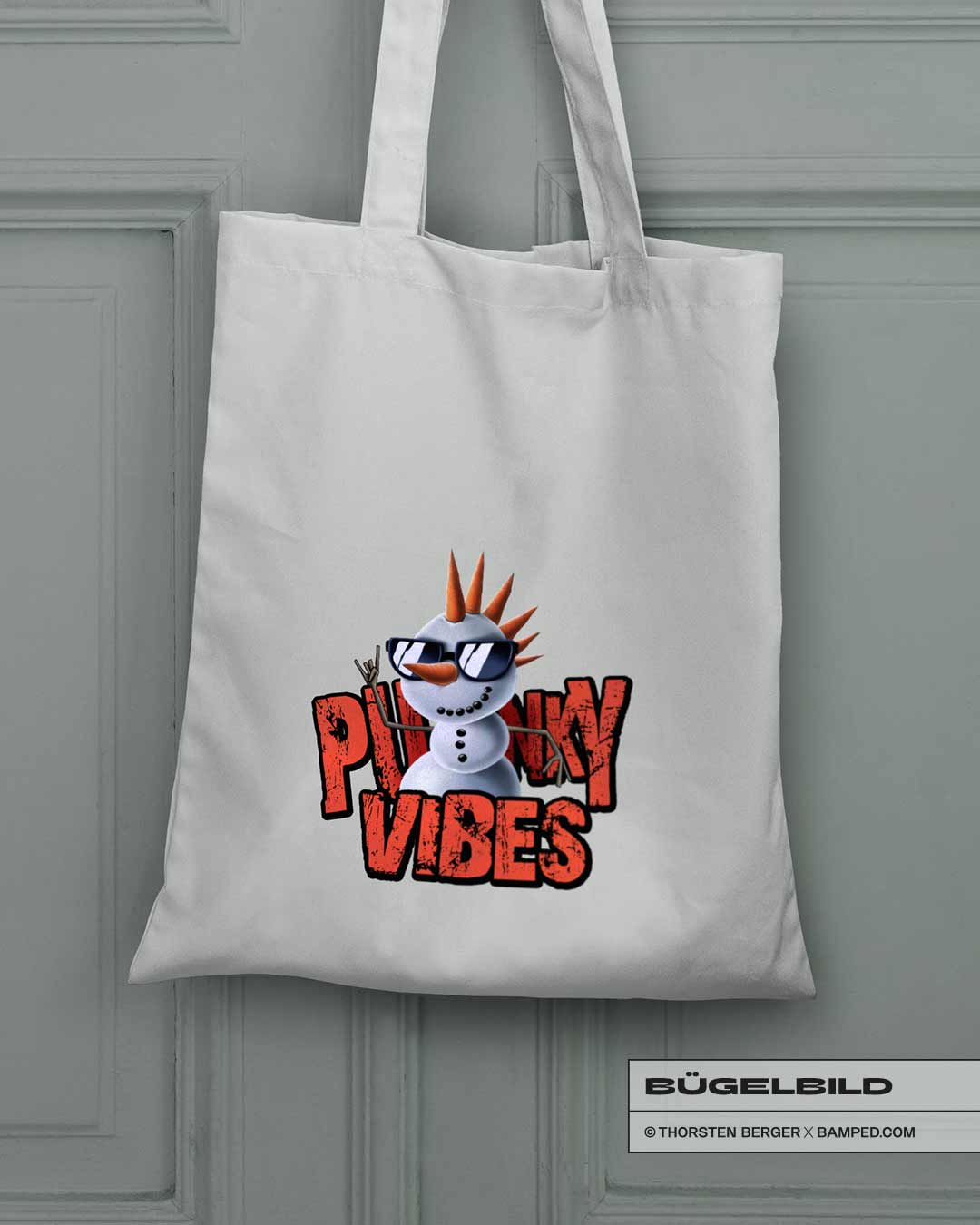 BÜGELBILD "PUNKY SNOWMAN" / TYPE – Bild 4