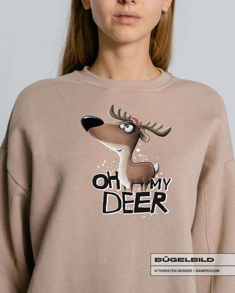 BÜGELBILD "RENTIER RUDI" / OH MY DEER – Bild 3