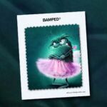 French Terry "GRUMMELFEE" / MOTIVPANEL GRUMPYGREEN