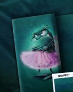 French Terry "GRUMMELFEE" / MOTIVPANEL GRUMPYGREEN – Bild 2