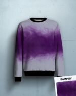 French Terry "GRUMMELFEE" / KOMBIPANEL PURPLE – Bild 3