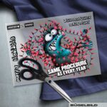 BÜGELBILD "SAME PROCEDURE" / MONSTA COLLECTION