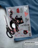 BÜGELBILD "MEOWY XMAS"