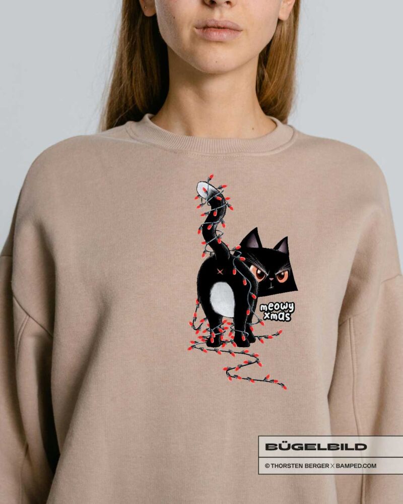 BÜGELBILD "MEOWY XMAS" – Bild 2