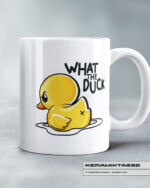 KERAMIKTASSE "WHAT THE DUCK" – Bild 2