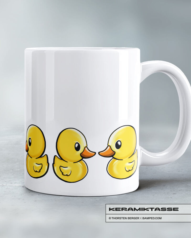 KERAMIKTASSE "Quietscheenten" – Bild 2