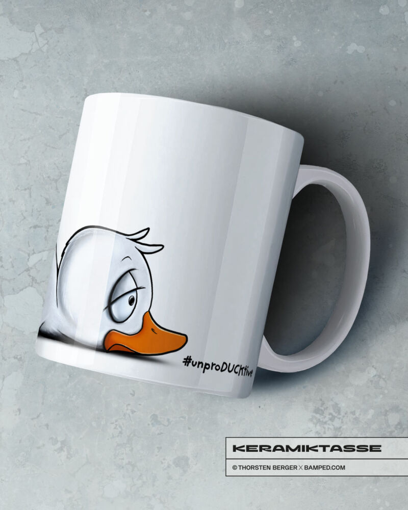 KERAMIKTASSE "UNPRODUCKTIVE" – Bild 2