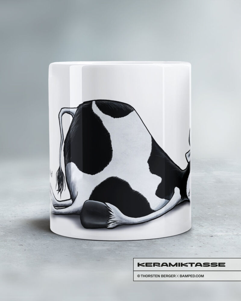 KERAMIKTASSE "UNMOOTIVATED" / COW – Bild 3