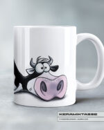 KERAMIKTASSE "UNMOOTIVATED" / COW