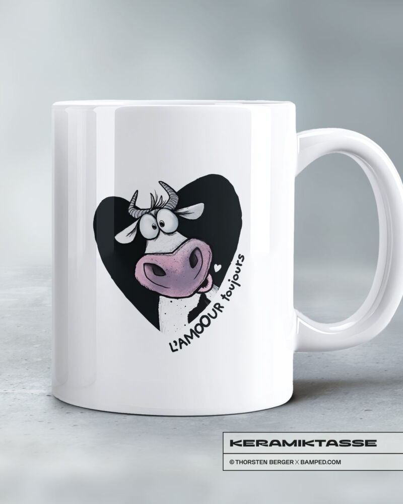 KERAMIKTASSE "L’AMOOUR TOUJOURS" – Bild 4