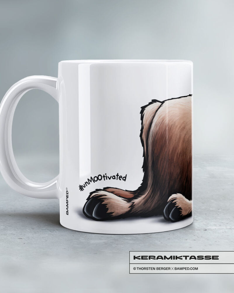 KERAMIKTASSE "UNMOOTIVATED" / HOCHLANDRIND – Bild 4