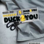 BÜGELBILD "DUCK YOU" / BLACK