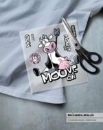 BÜGELBILD "MOOVE ON"