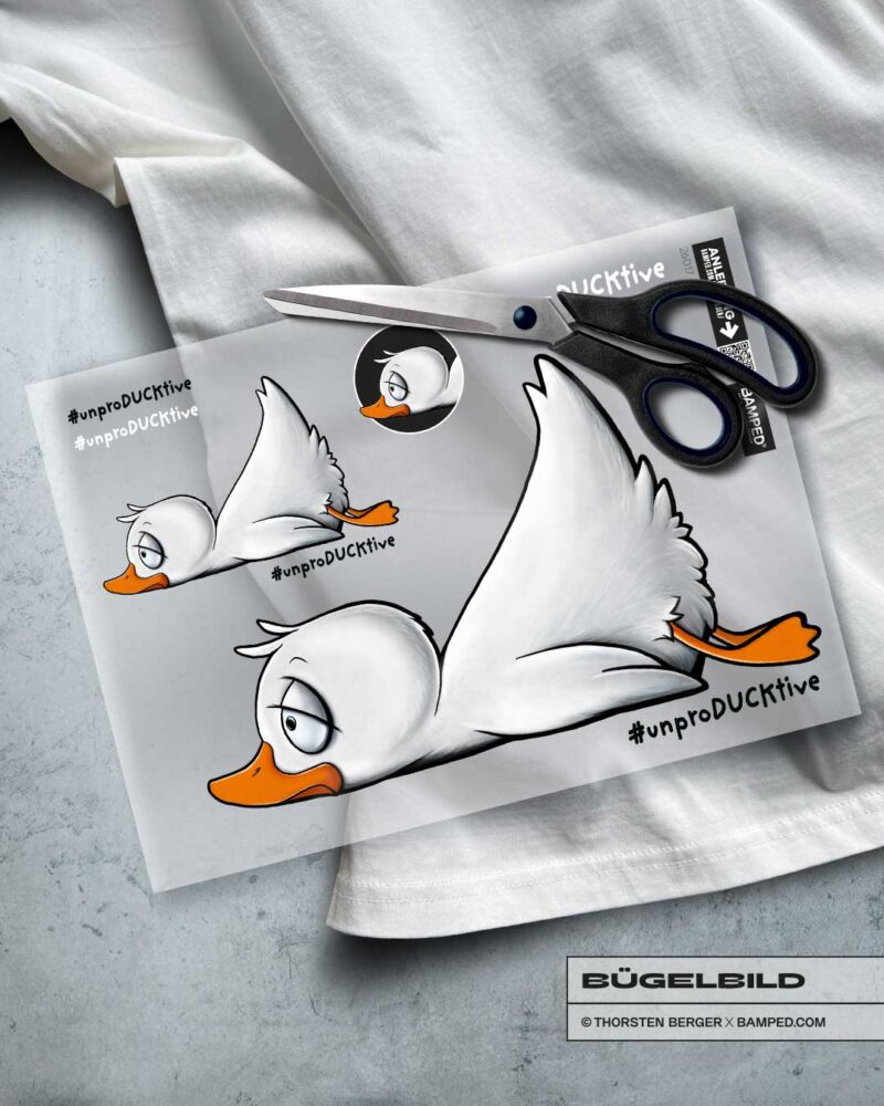 BÜGELBILD "UNPRODUCKTIVE" – Bild 2