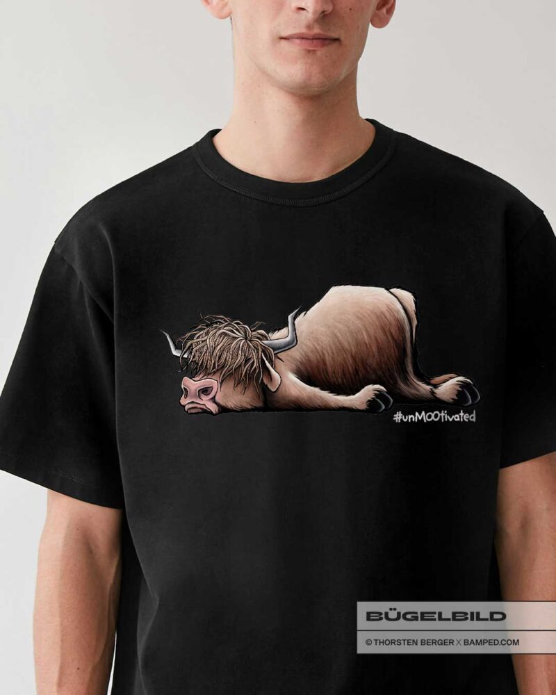 BÜGELBILD "UNMOOTIVATED" / HOCHLANDRIND – Bild 4