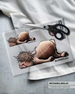 BÜGELBILD "UNMOOTIVATED" / HOCHLANDRIND – Bild 2