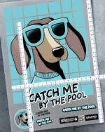 BÜGELBILD "DACKEL ALFIE" / POOL – Bild 3