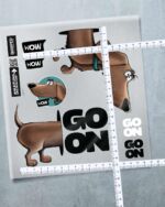 BÜGELBILD "DACKEL BERNY" / GO ON – Bild 4