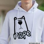 BÜGELBILD "NOPE" / DOG