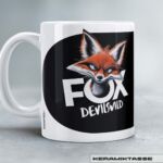KERAMIKTASSE "FOX DEVILS WILD"