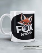 KERAMIKTASSE "FOX DEVILS WILD"