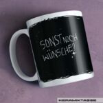 KERAMIKTASSE "GRUMMELFEE" / Wünsche Sketch