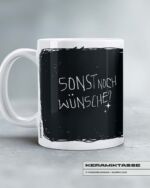 KERAMIKTASSE "GRUMMELFEE" / Wünsche Sketch – Bild 4