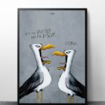 ART PRINT "MÖWE OLE" / BUTTER