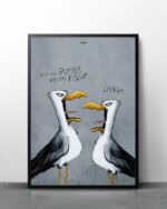 ART PRINT "MÖWE OLE" / BUTTER