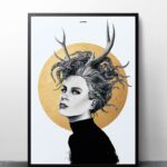 ART PRINT "MYSTERY GIRL"