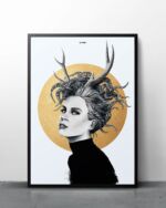ART PRINT "MYSTERY GIRL"