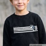 BÜGELBILD "MUMMY JUNIOR" / STRIPES