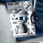 BÜGELBILD "MUMMY JUNIOR" / XL