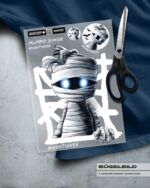 BÜGELBILD "MUMMY JUNIOR" / XL