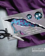 BÜGELBILD "SNUPHULUZIUS" / HINTERTEIL – Bild 2